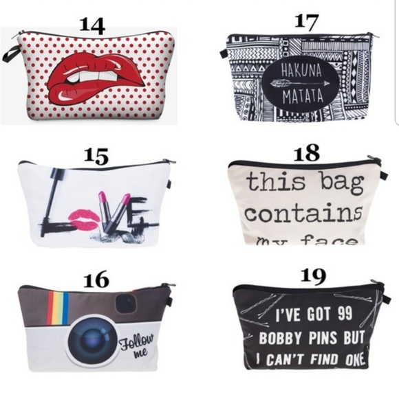 Small travel makeup bags. - Picture 4 of 4